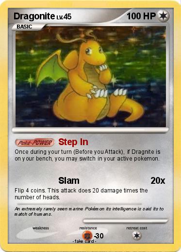 Pokemon Dragonite