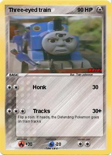 Pokemon Three-eyed train