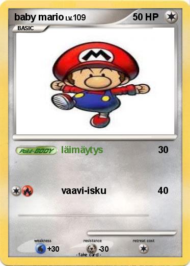 Pokemon baby mario
