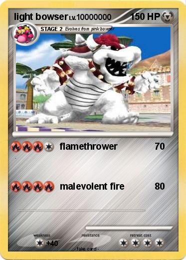 Pokemon light bowser