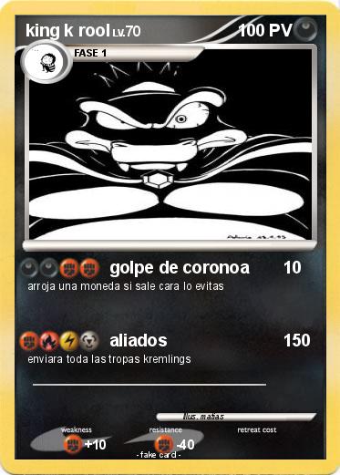 Pokemon king k rool
