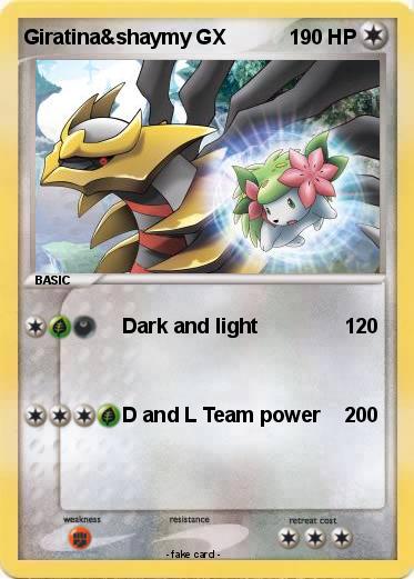 Pokemon Giratina&shaymy GX