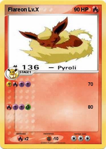 Pokemon Flareon Lv.X