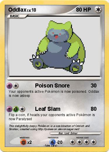 Pokemon Oddlax