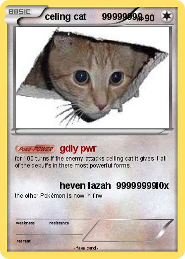 Pokemon celing cat      99999999