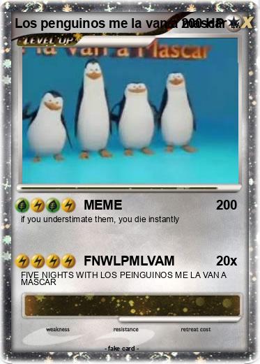 Pokemon Los penguinos me la van a mascar