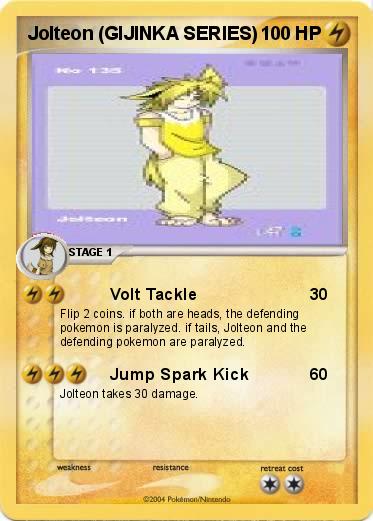 Pokemon Jolteon (GIJINKA SERIES)