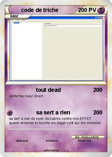 Pokemon code de triche