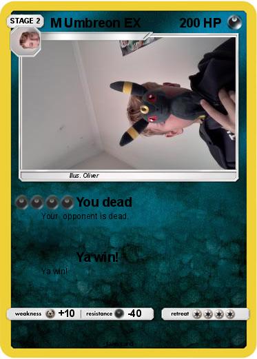 Pokemon M Umbreon EX
