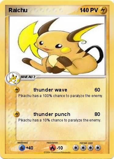 Pokemon Raichu