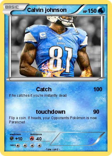 Pokemon Calvin johnson