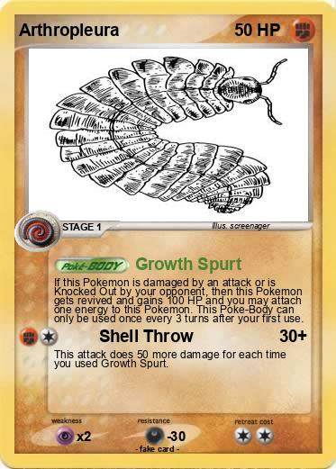 Pokemon Arthropleura