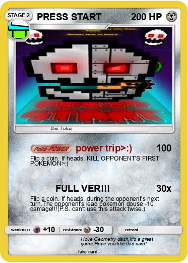 Pokemon PRESS START