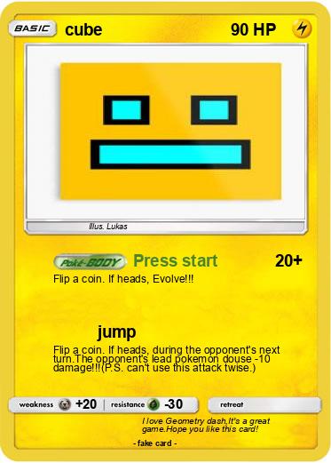 Pokemon cube