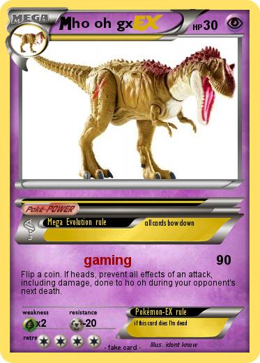 Pokemon ho oh gx