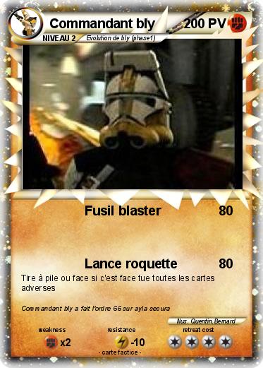 Pokemon Commandant bly