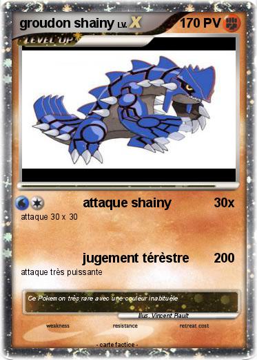Pokemon groudon shainy