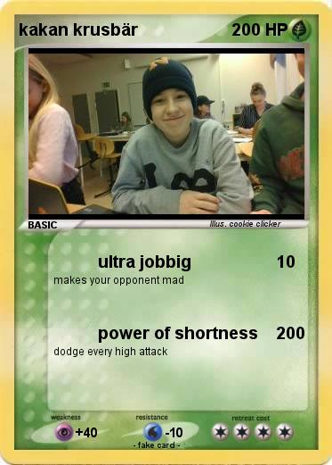 Pokemon kakan krusbär