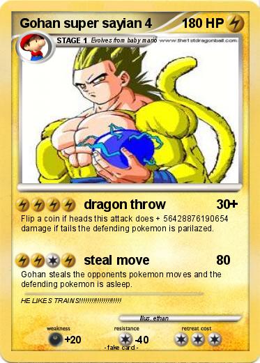 Pokemon Gohan super sayian 4