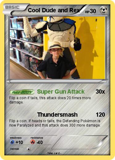 Pokemon Cool Dude and Rex
