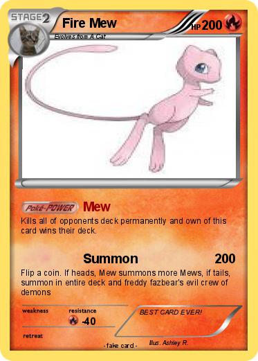 Pokemon Fire Mew