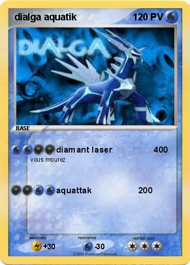 Pokemon dialga aquatik                                    
