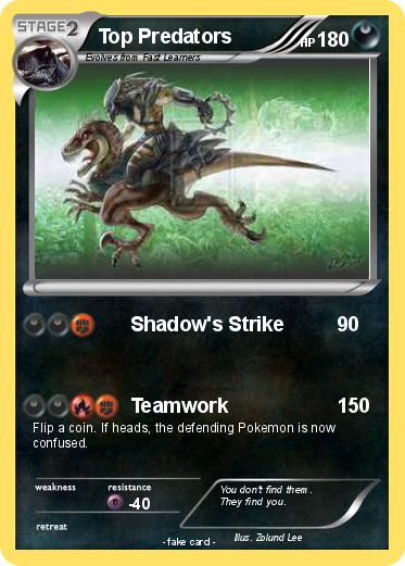 Pokemon Top Predators
