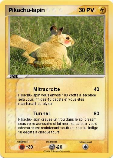 Pokemon Pikachu-lapin