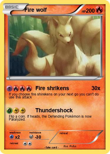 Pokemon Fire wolf