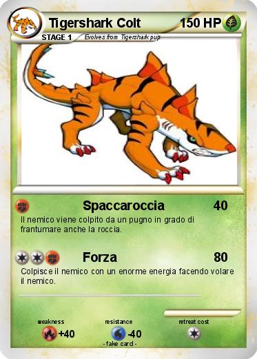Pokemon Tigershark Colt