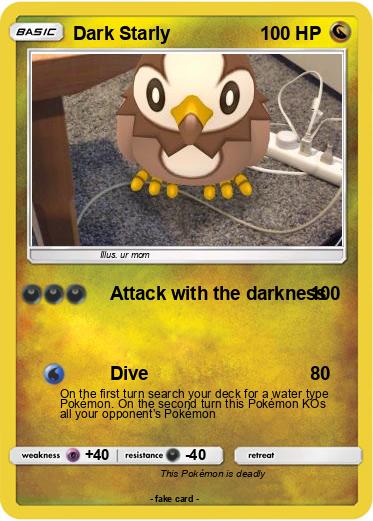 Pokemon Dark Starly