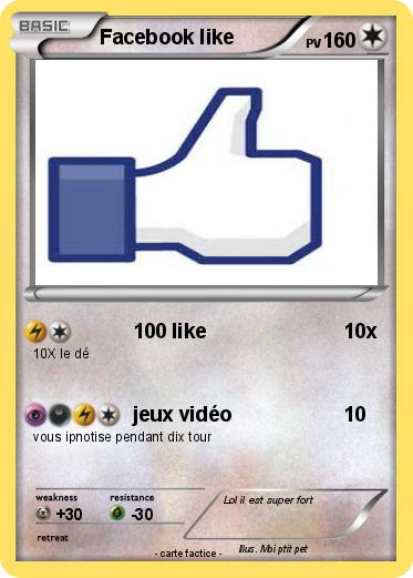 Pokemon Facebook like