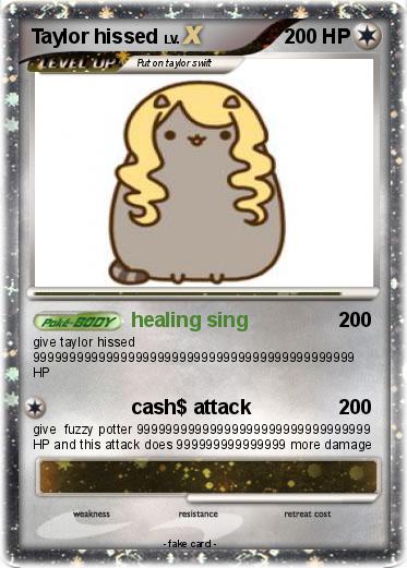Pokemon Taylor hissed