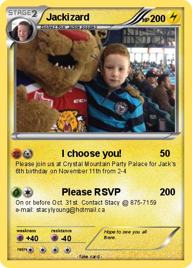 Pokemon Jackizard
