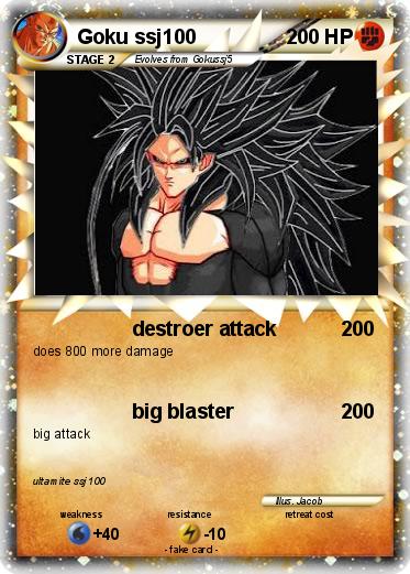 Pokemon Goku ssj100