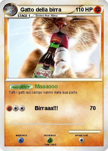 Pokemon Gatto della birra
