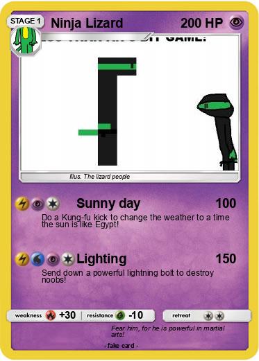 Pokemon Ninja Lizard