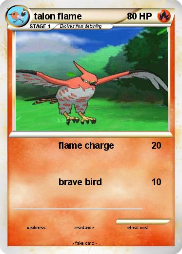 Pokemon talon flame