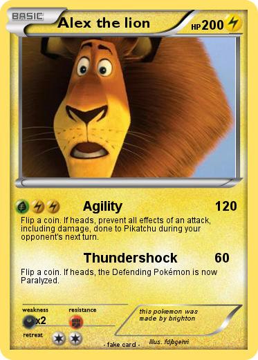 Pokemon Alex the lion