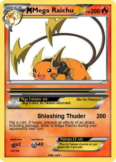 Pokemon Mega Raichu