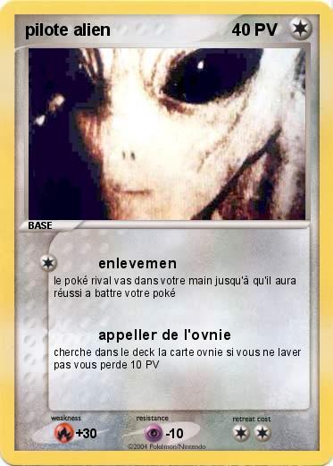 Pokemon pilote alien
