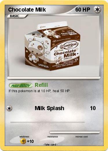 Pokemon Chocolate Milk