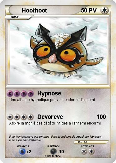 Pokemon Hoothoot