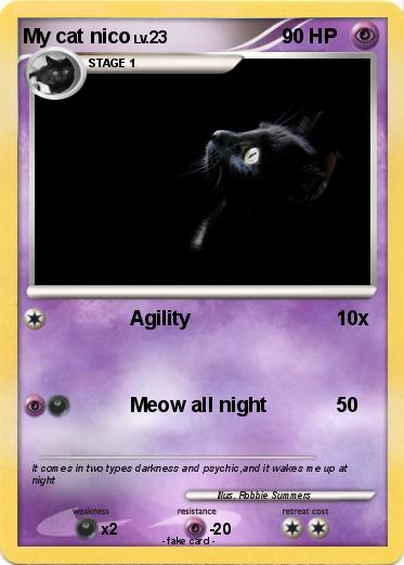 Pokemon My cat nico