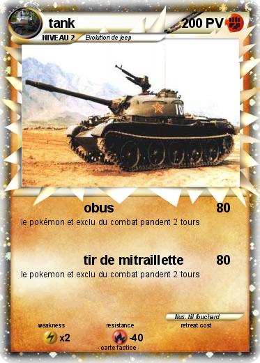 Pokemon tank