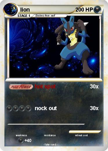 Pokemon lion