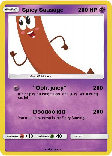 Pokemon Spicy Sausage