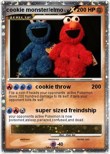 Pokemon cookie monster/elmo