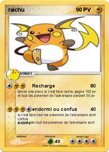 Pokemon raichu