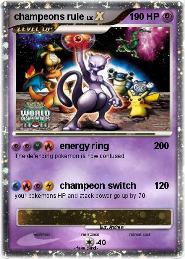 Pokemon champeons rule